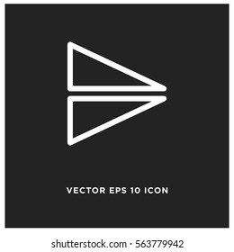 Flip vertical vector icon