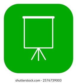 Flipchart and app icon on white