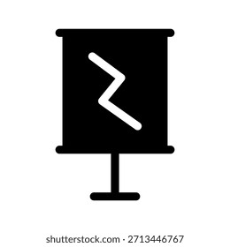 Ilustración de diseño de símbolo de Vector de icono de rotafolio