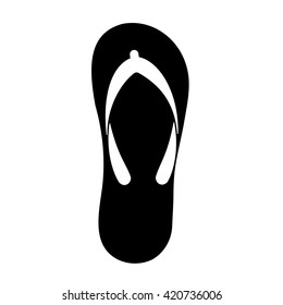 flip-flop shoes sandals tourism summer beach travel icon