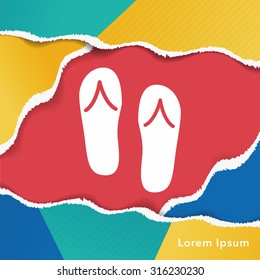 Flip-flops icon