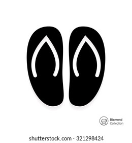 Flip-flops icon