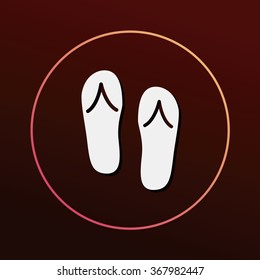 Flip-flops icon