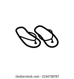 Flip-Flops-Symbol-Vektordesign-Vorlagen 