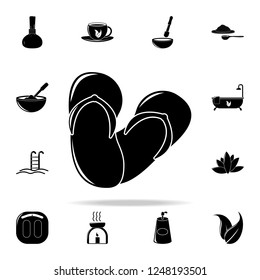 flip-flops illustration icon. Spa icons universal set for web and mobile