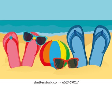 112,312 Beach flip flops Images, Stock Photos & Vectors | Shutterstock
