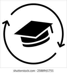 Flipped Classroom Icon Element For Design