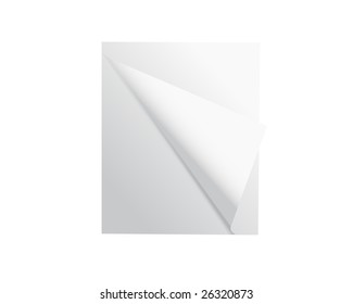 flipped page