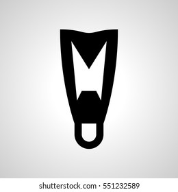 flipper icon. isolated sign symbol
