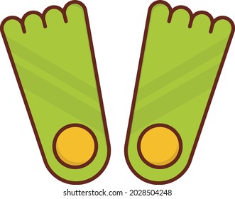 flipper vector flat color icon