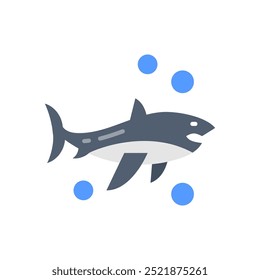 Flippers Flat Icons, Vector illustration