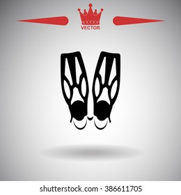 Flippers icon. 