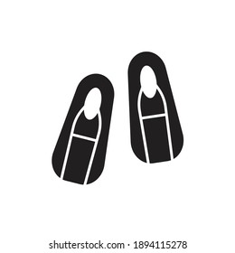 Diseño de iconos de los halcones aislados en fondo blanco. ilustración vectorial