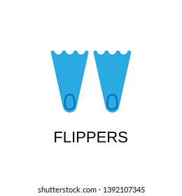 Flippers icon. Flippers symbol design. Stock - Vector illustration can be used for web