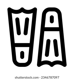 Flossen-Icon für Ihre Website, Ihr Handy, Ihre Präsentation und Ihr Logo-Design.