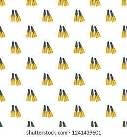 Flippers pattern seamless vector repeat for any web design