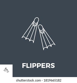 Icono de línea de vectores relacionados con los filtros. Aislado en fondo negro.