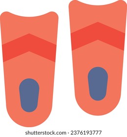 flippers vector design icon for download.eps