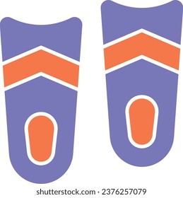 Flossen-Vektordesign-Symbol für download.eps