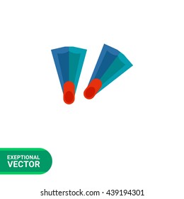 Flippers Vector Icon