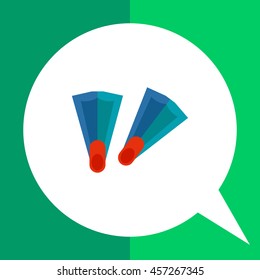 Flippers Vector Icon