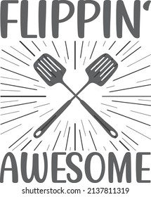 Flippin' awesome quote. Flip vector