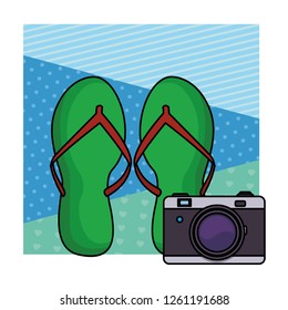 flips flops with camera