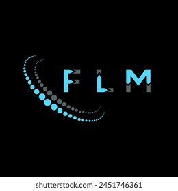 FLM letter logo abstract design. FLM unique design. FLM.
