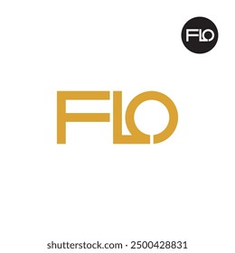 FLO Logo Letter Monogram Design