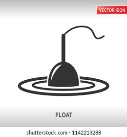 float black vector icon on white background