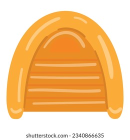 Float equipment icon cartoon vector. Summer pool. Water rubber