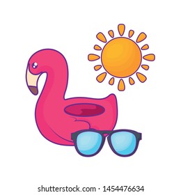 float flemish with sun and eyeglass