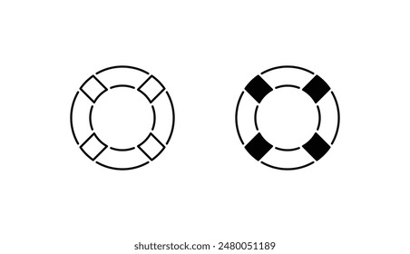 Float icon design with white background stock illustration