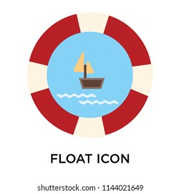 Float icon vector isolated on white background for your web and mobile app design, Float logo concept