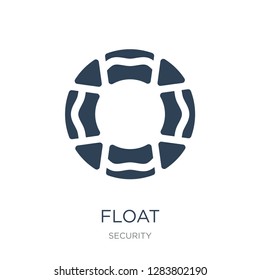 float icon vector on white background, float trendy filled icons from Security collection, float vector illustration