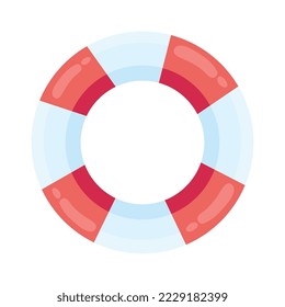 float lifeguard accessory isolated icon