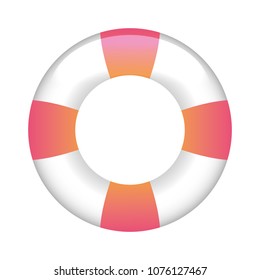float lifeguard isolated icon