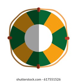 float lifeguard isolated icon