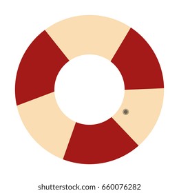float lifeguard isolated icon