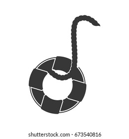 float lifeguard isolated icon
