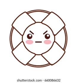 float lifeguard kawaii character
