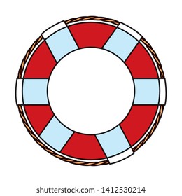 float lifeguard maritime isolated icon