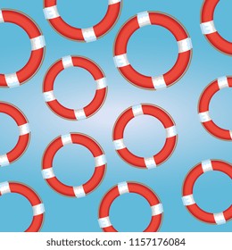 float lifeguard pattern background