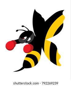 Float Like Butterfly Sting Like Bee Stock Vector Royalty Free