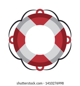 Float navigation lifesaver symbol isolated vector illustration graphic design