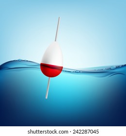 float on the water surface