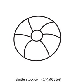 float protection summer isolated icon