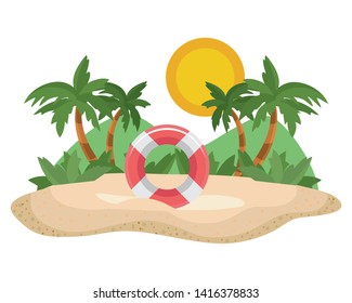 Float of summer season design