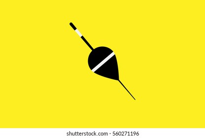 floating bobber fishing icon Vector.