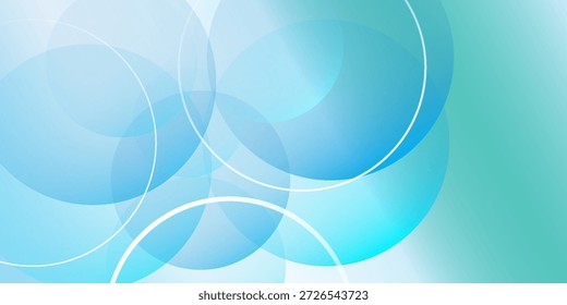 círculos geométricos flotantes parecidos a burbujas. Soft aireado y perfecto para el arte moderno agradable